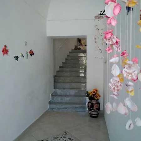 Apartman Monolocale Con Balcone Conchiglie Fiori A Le Forna